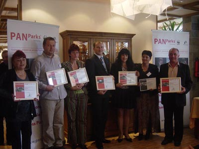 Certified PAN parks business partners around Rila NP 